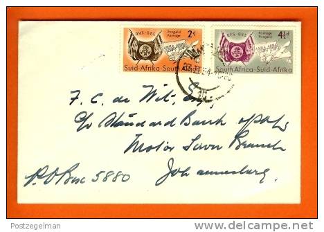 SOUTH AFRICA 1954 FDC With Address Orange Freestate 237-238 - FDC