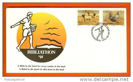 RSA 1991 Enveloppe Mint Bibliathon 615-616 - Christianity