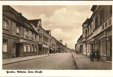 SA024/ Genthin, Strassenbild, Wilhelm-Külz-Strasse, 1959, Gelaufen - Genthin