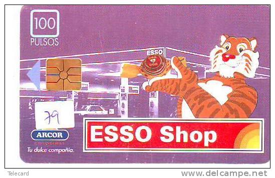 Télécarte Tank Station (79) Esso - Oil