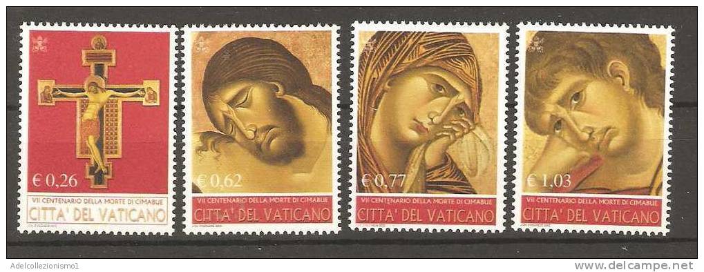 407c)VII Cent. Della Morte Di Cimabue Serie Completa Nuova 2002 - Unused Stamps