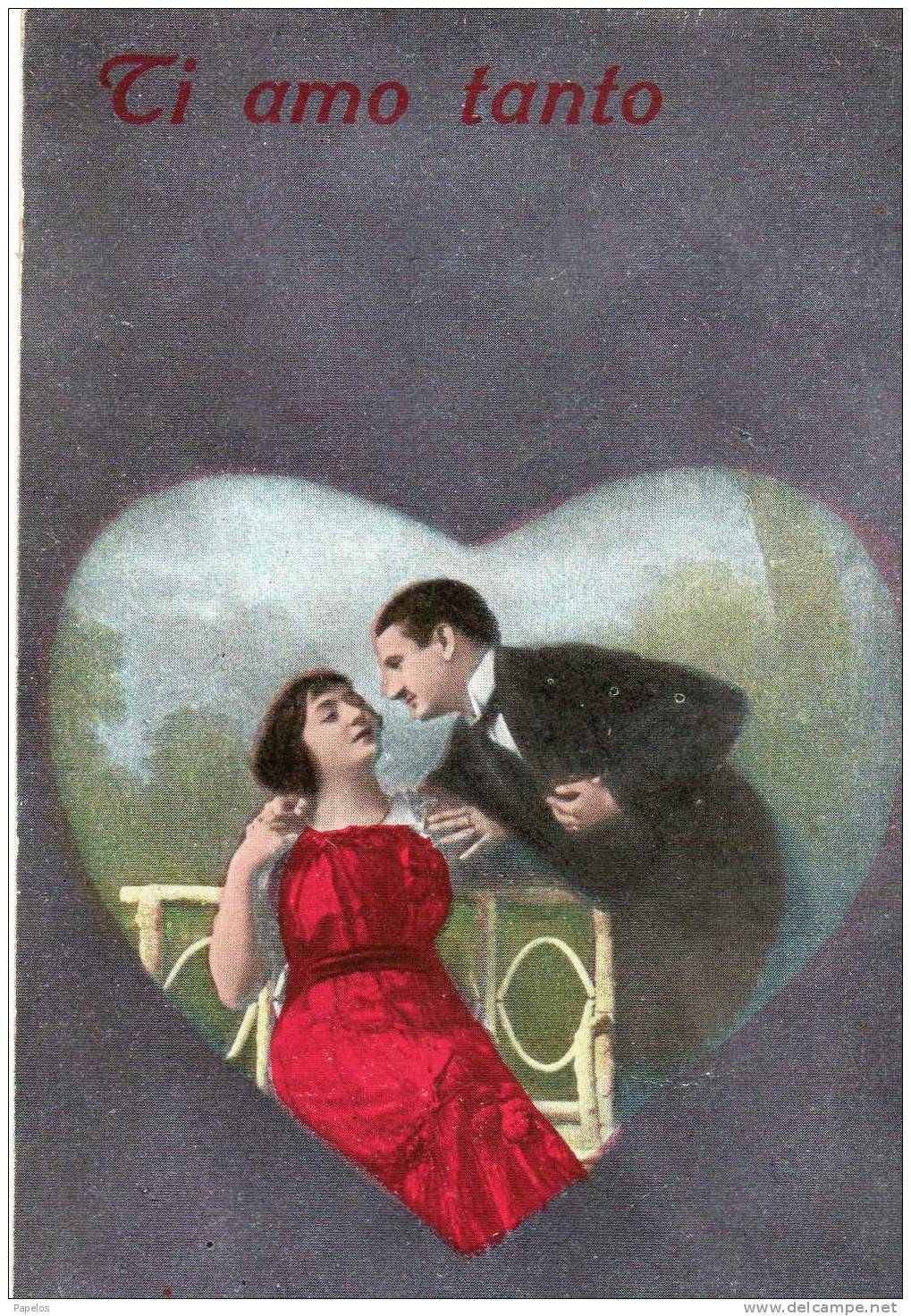 1918 CARTOLINA CON ANNULLO CASTELNUOVO VALLO - Saint-Valentin