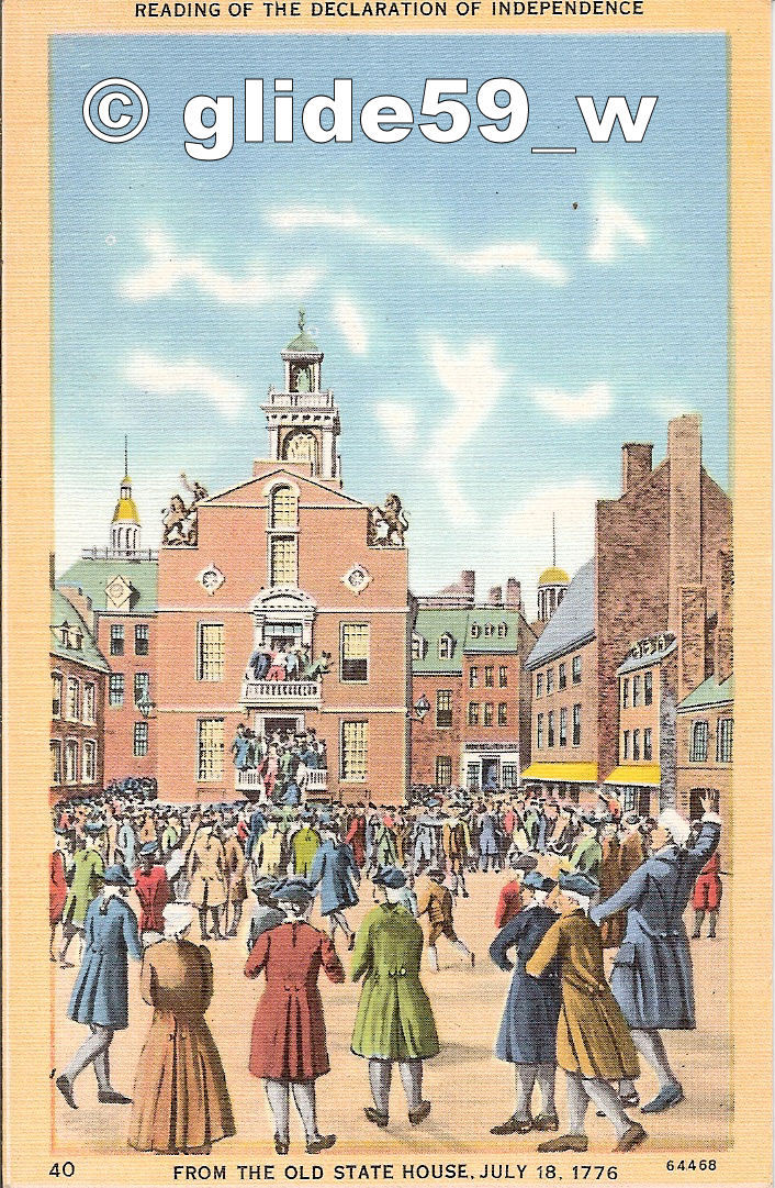 Reading Of The Declaration Of Independence - From The Old State House, July 18, 1776 - N° 40 - Eventos