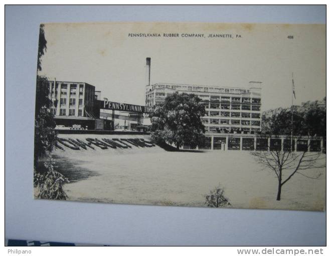 Jeannette Pa  Pennsylvania Runbber Co  Vintage B&W - Lancaster