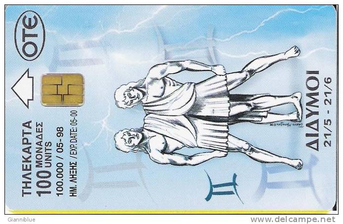 Zodiac/Horoscope - Gemini - Greece Phonecard - Zodiaco