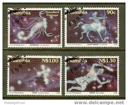 NAMIBIA 1996 CTO Stamp(s) Zodiac 819-822 #7201 - Africa