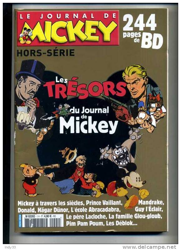 - JOURNAL DE MICKEY . HORS SERIE LES TRESORS DU JOURNAL DE MICKEY . 2005 - Journal De Mickey