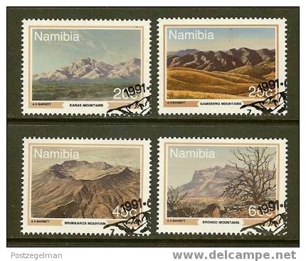 NAMIBIA 1991 CTO Stamp(s) Mountains 707-710 #7174 - Namibie (1990- ...)