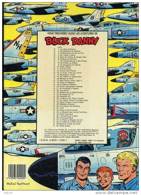 - BUCK DANNY N°34 . DUPUIS 1985 - Buck Danny