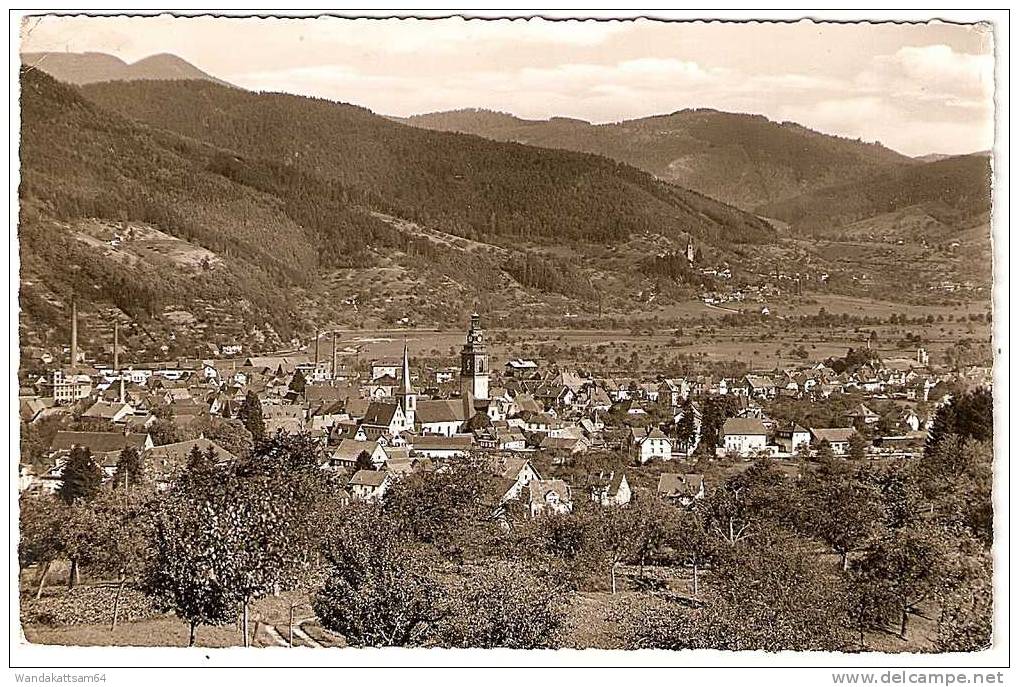 AK HASLACH / Kinzigtal, Schwarzwald  18. 8. 59 - 15 (17b) HASLACH (KINZIGTAL) H Nach Zwijndrecht Belgien - Haslach