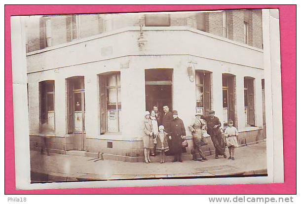 CARTE PHOTO A SITUER CAFE ROUTE DE PARIS  CHAMBRES MEUBLEES VIANDOX ANIMATION - Cafés