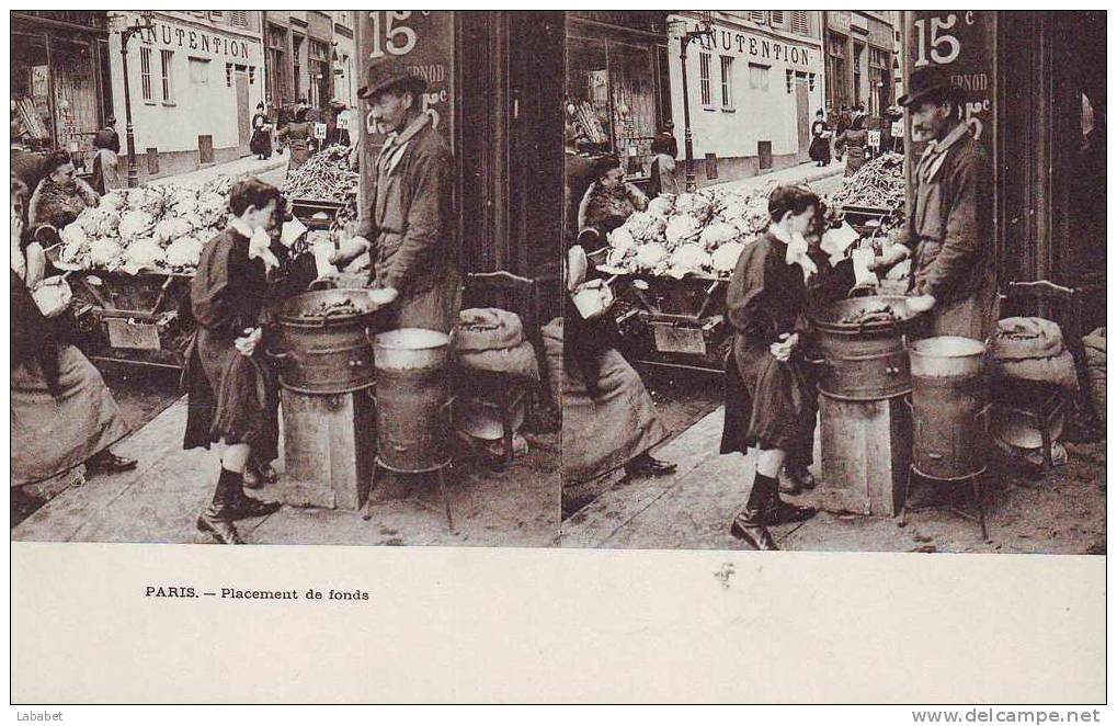 BELLE SERIE  SUR PARIS  10  CARTES - Stereoscope Cards