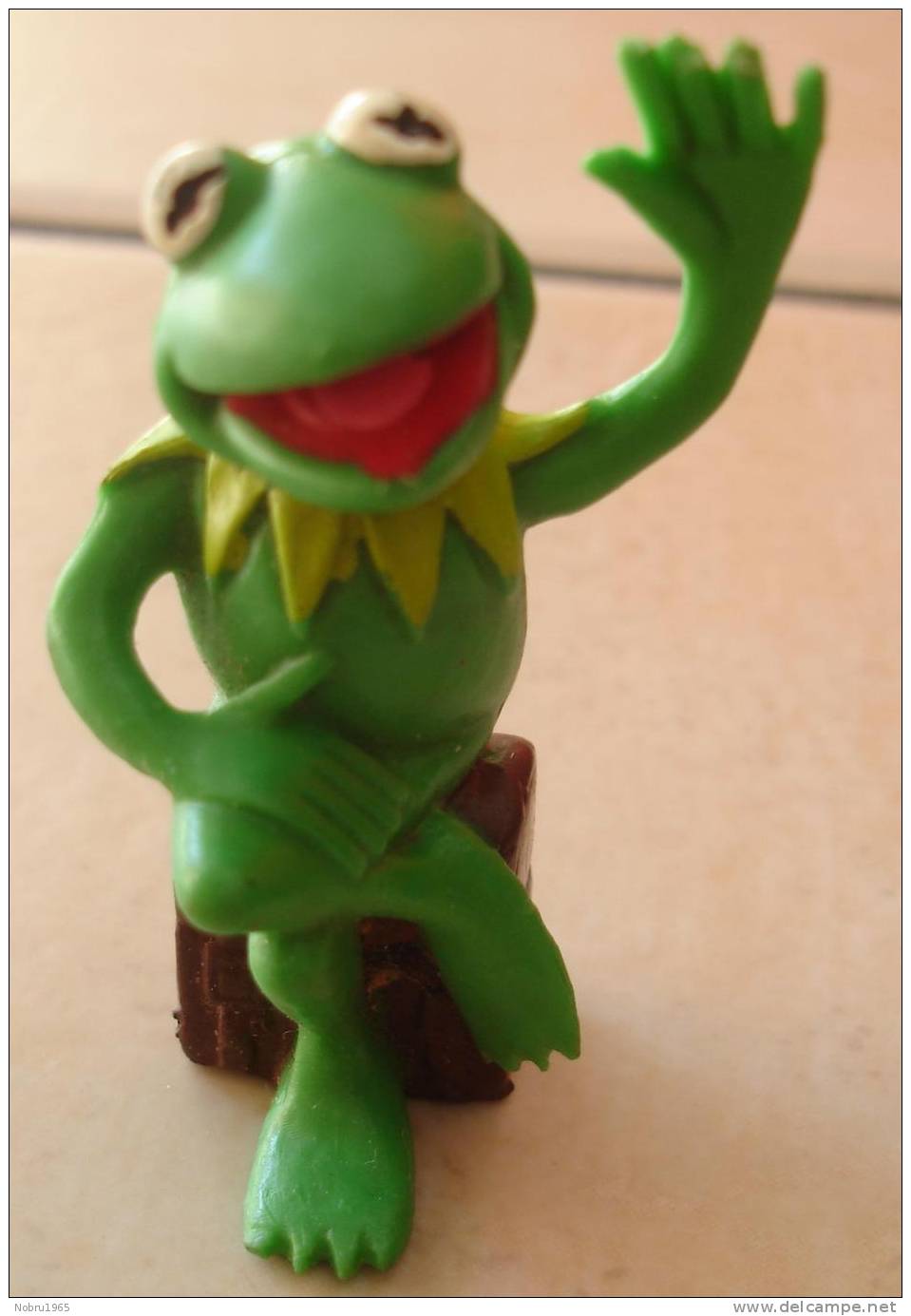 Ancienne Figurine De KERMITE LA GRENOUILLE.FROG - Other & Unclassified