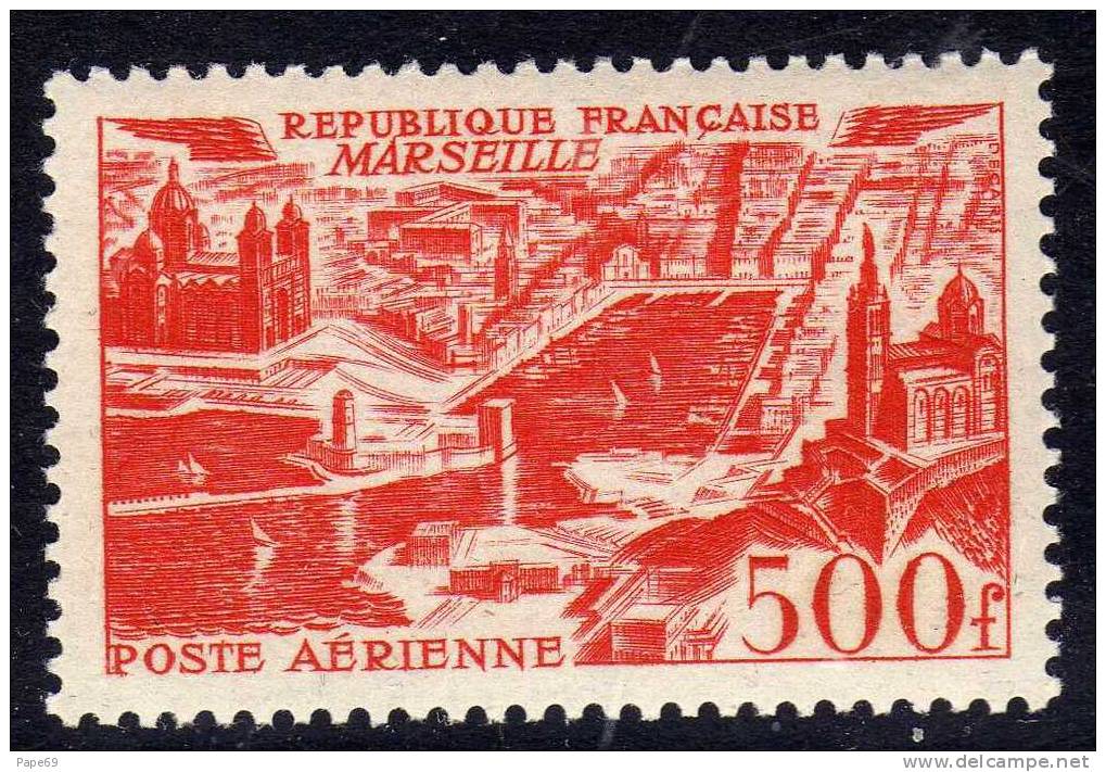 France P. A.  N° 27 XX Vues Stylisées De Grandes Villes : Marseille  Très Bon Centage TB - 1927-1959 Ungebraucht