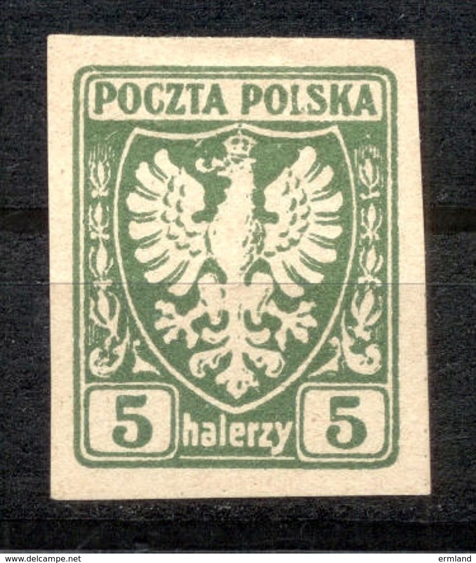 Polska Polen 1919, Michel-Nr.  56 (*) - Used Stamps