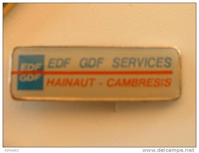 PIN´S EDF GDF  - HAINAUT CAMBRESIS - EDF GDF