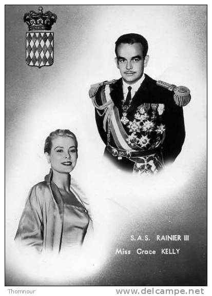 S.A.S.  RAINIER III   -   Miss Grace KELLY  - BELLE CARTE PHOTO  SM D GF  - - Andere & Zonder Classificatie