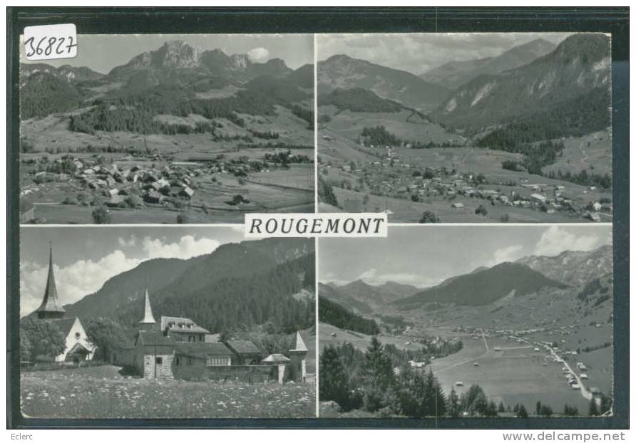 DISTRICT DU PAYS D´ENHAUT /// ROUGEMONT - MULTIVUE  - TB - Rougemont