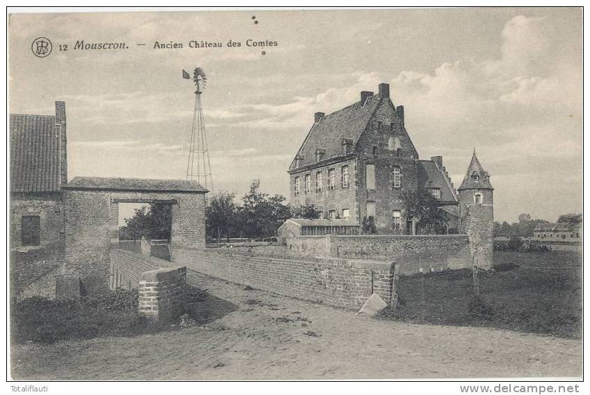 Mouscron Ancien Chateau Des Comtes Möskrön Windrad Repeller Roue à Vent Wind Wheel TOP-Erhaltung Ungelaufen - Mouscron - Moeskroen