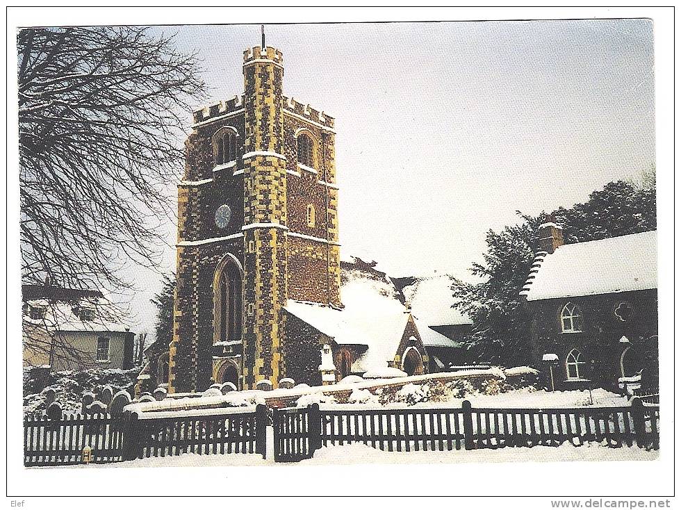 The Fifteenth Century Church Of St. Mary The Virgin,Monken Hadley, BARNET, Hertfordshire, GB ; TB - Hertfordshire