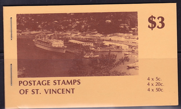 1979  Booklet Of  «Map And Cancels» Stamps  Sc 552, 558, 561 MNH ** - St.Vincent (1979-...)