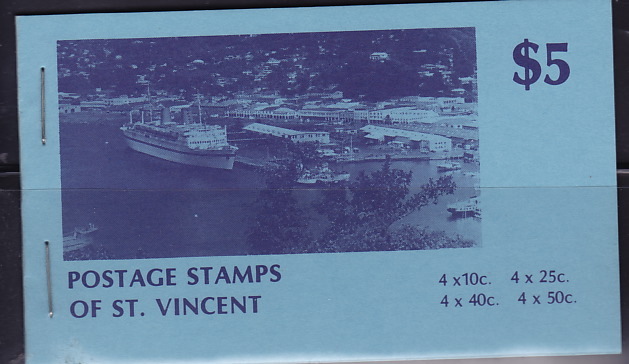 1979  Booklet Of  «Map And Cancels» Stamps  Sc 555, 559, 560, 561 MNH ** - St.Vincent (1979-...)