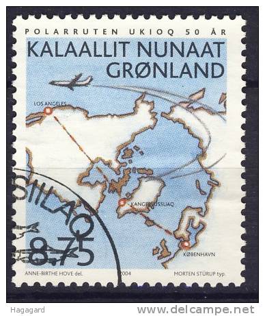 #Greenland 2004. Airline. Michel 413. Cancelled(o) - Usati