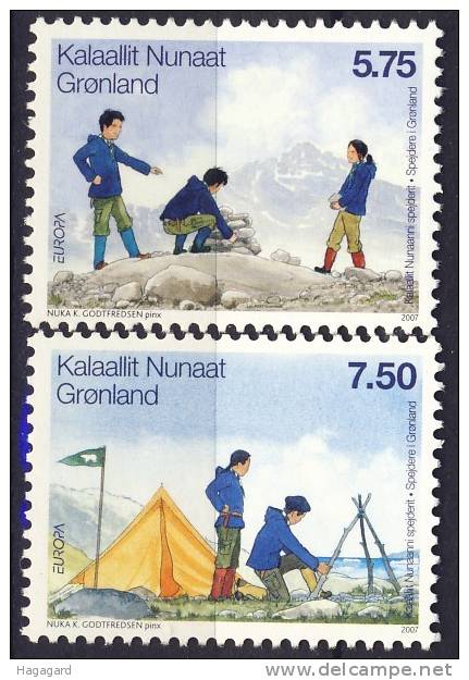 ##Greenland 2007. EUROPE. Michel 480-81. MNH(**) - Unused Stamps