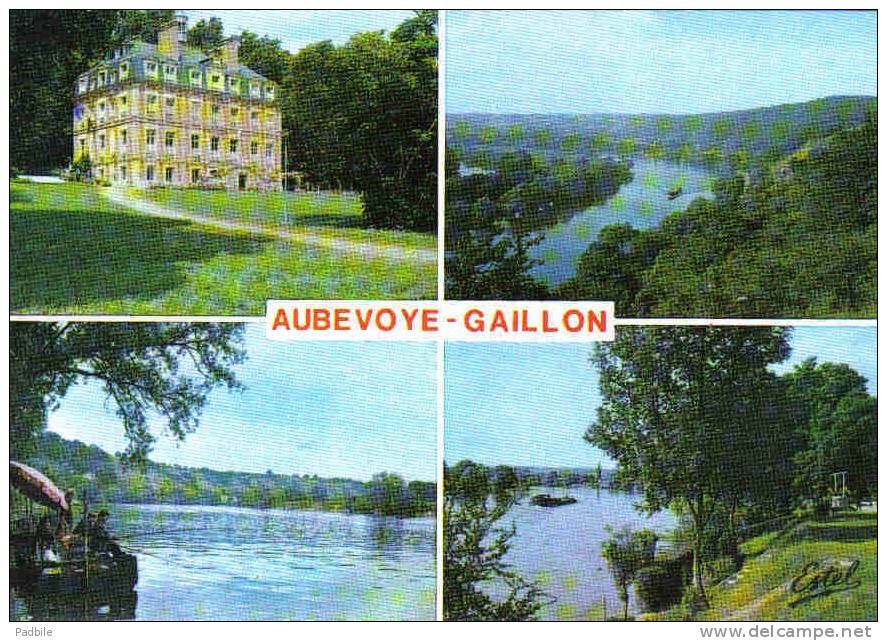 Carte Postale 27. Aubevoye - Gaillon Le Chateau Domaine De Tournebut  Trés Beau Plan - Aubevoye