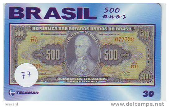 Télécarte Billet De Banque (77) Bank Note  Bills  Notes  Money  Banknote Bill  Banknotes Bankbiljet - Stamps & Coins