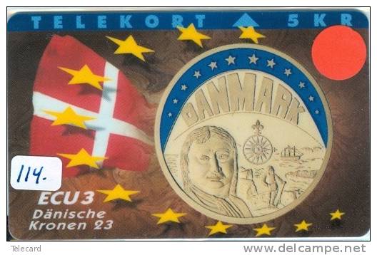 Denmark EURO ECU DANMARK (114) PIECES ET MONNAIES MONNAIE COIN MONEY PRIVE TIRAGE 1500 EX * P-48 - Sellos & Monedas