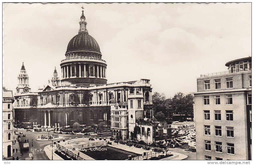 Cpa    Royaume Uni Angleterre Londre Cathedrale St Paul - St. Paul's Cathedral