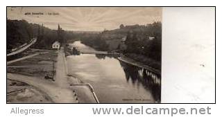 56.JOSSELIN...CPA..1916...LES QUAIS.....LOT 1.. - Josselin