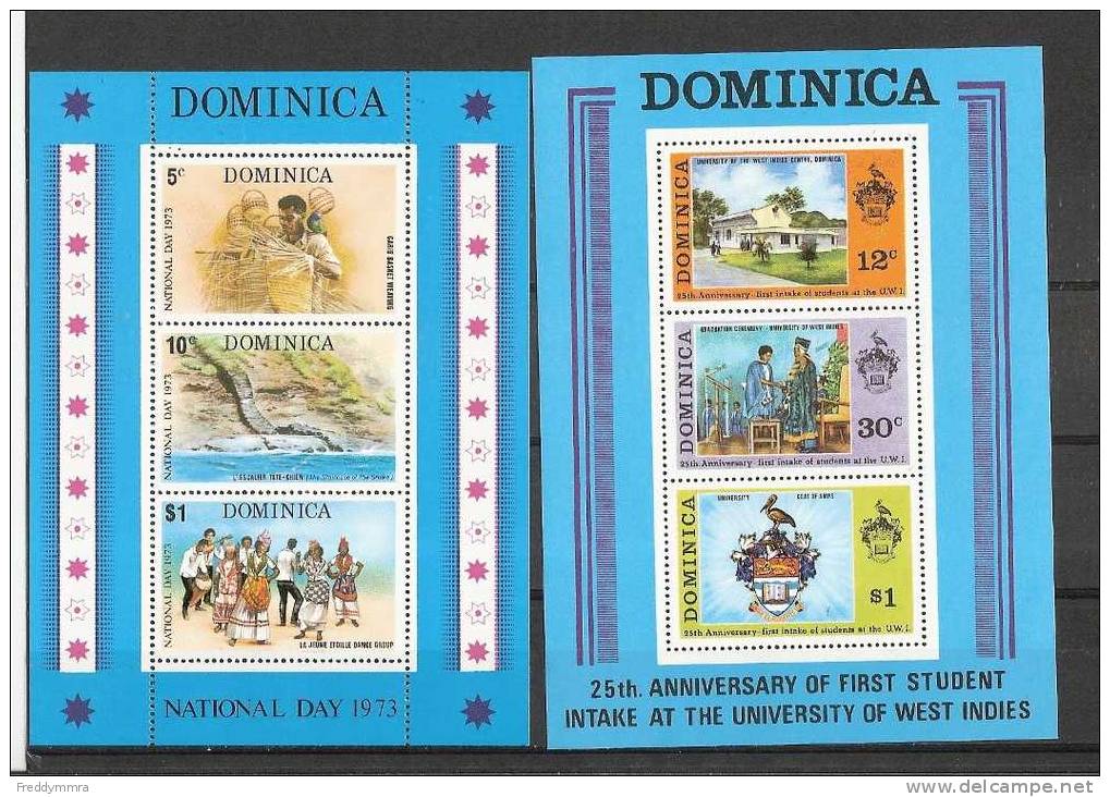 Dominique: BF 17-18-22-23 ** - Dominica (1978-...)