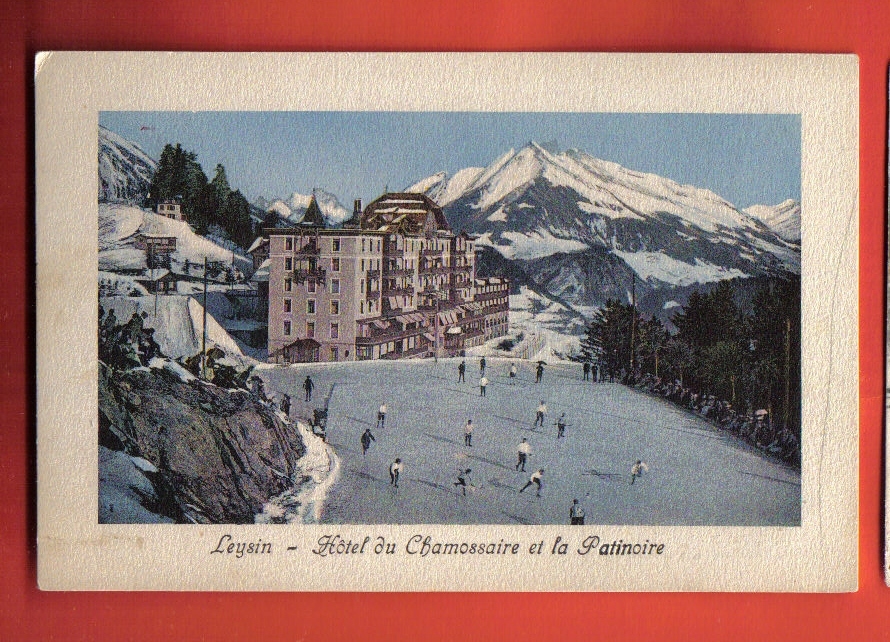 M172 Leysin Hòtel Du Chamossaire Et La Patinoire, ANIME.Non Circulé. Traphagen Leysin Et Jullien 7894 - Leysin