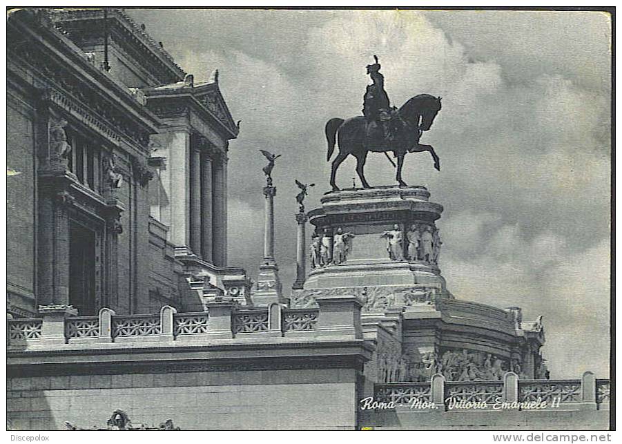 A2285 Monumento A Vittorio Emanuele II - Altare Della Patria - * Timbro Speciale *   /  Viaggiata 1959 - Altare Della Patria