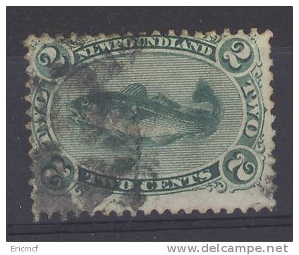 Newfoundland 1865 -71 2c Fine Used - 1865-1902