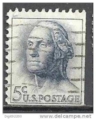 1 W Valeur Used,  Oblitérée - YT 741 - ÉTATS-UNIS * 1962/1963 - N° 1279-8 - George Washington