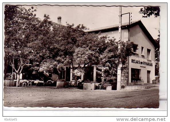 07 VIVIERS SUR RHONE - Relais Du Vivarais Restaurant - éditeur TOURNAYRE  Année 1960 - Viviers