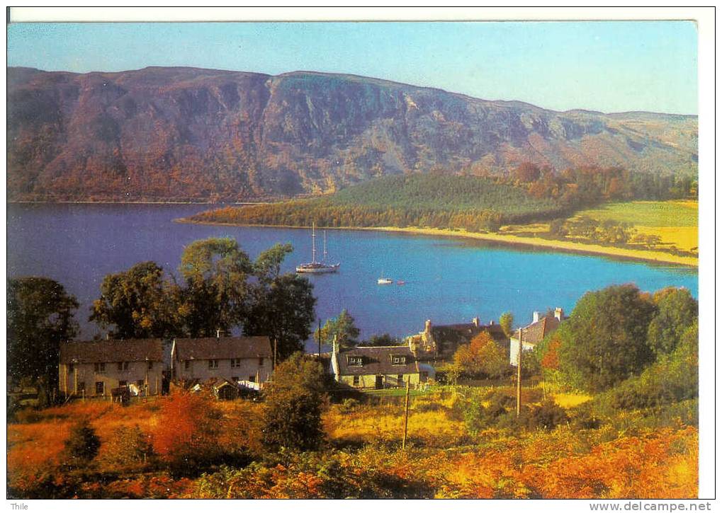 Loch Ness From Above Dores Village - Inverness-shire