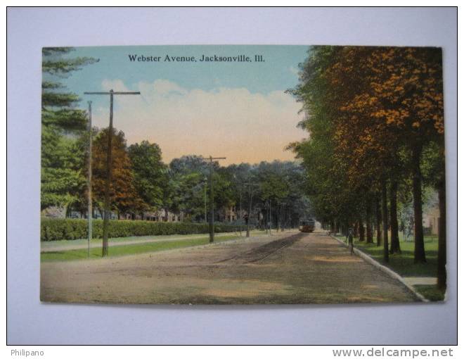 Jacksonville In    Webster Ave  Circa 1907 - Andere & Zonder Classificatie