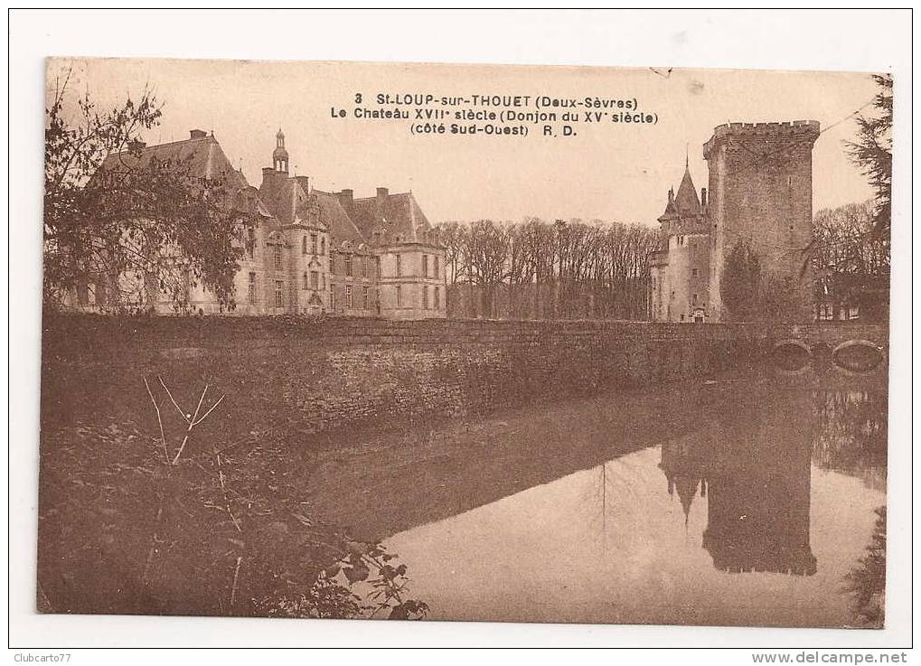 Saint-loup-Lamire (79) : Le Château En 1931. - Saint Loup Lamaire