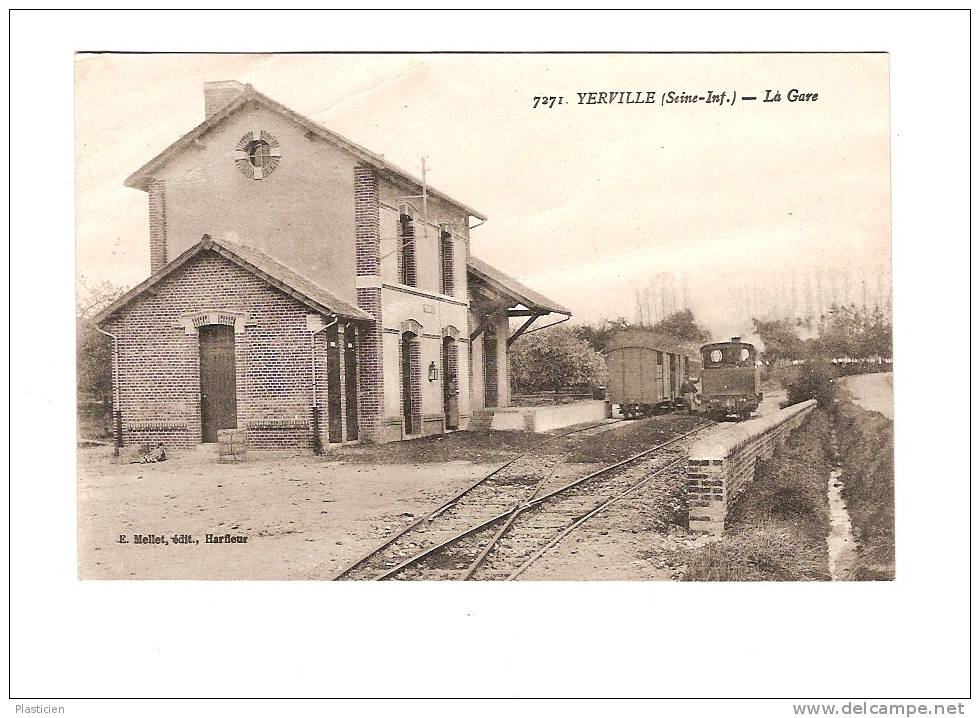 YERVILLE, LA GARE - Yerville