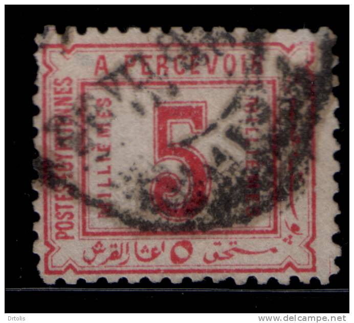 EGYPT /  1888 / USED  / POSTAGE DUE / 2 SCANS . - 1866-1914 Khedivate Of Egypt
