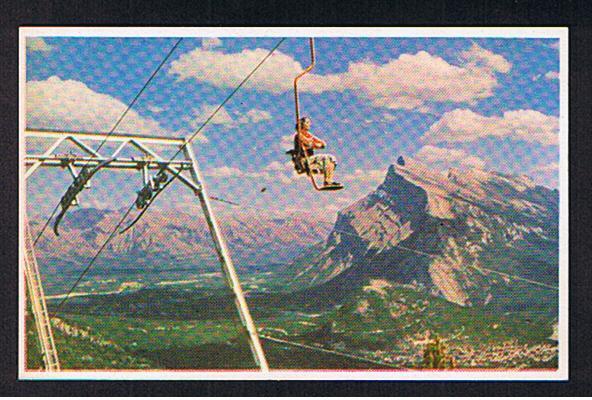 RB 550 - Postcard Mount Rundle - Banff Chair Lift To Mount Norquay Alberta Canada - Banff