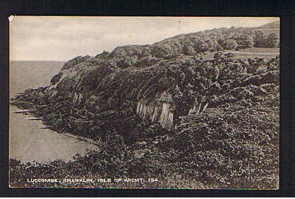 RB 550 - 2 Early Postcards  Landslip & Luccombe Shanklin Isle Of Wight - Autres & Non Classés