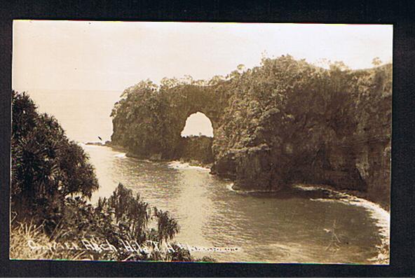RB 553 - Real Photo Postcard Onomea Arch Big Island Hawaii USA - Hawaï