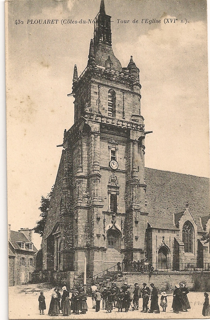 COTES D'ARMOR 22.PLOUARET.TOUR DE L EGLISE - Plouaret