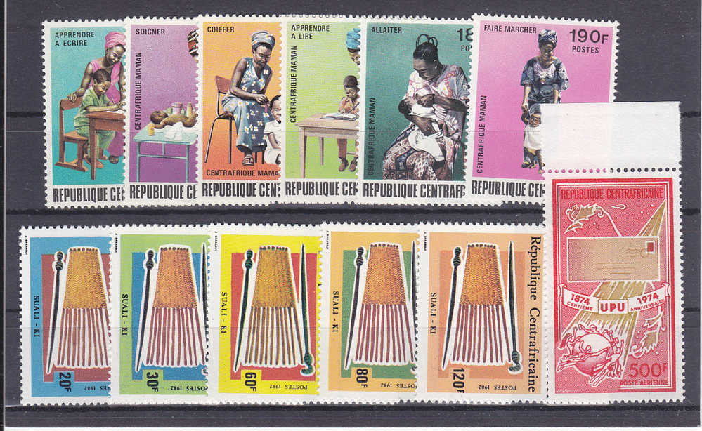 Nr 298/303, 354, 888/892 **, Michel = 18 Euro (XX13794) - Repubblica Centroafricana