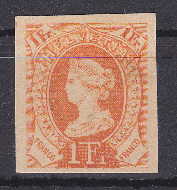 Essay, Epreuve, Helvetiakop In Oranje (*), Michel = ?? Euro (XX13934) - Unused Stamps